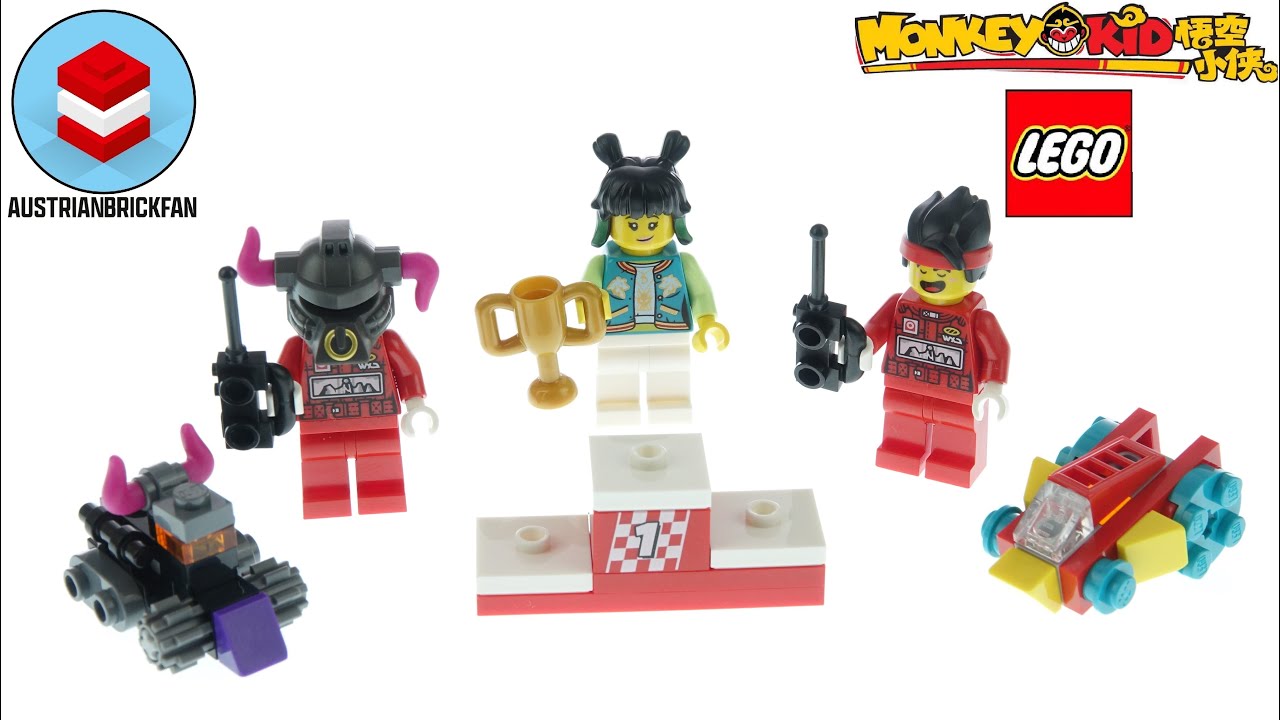 Lego Monkie Kid 40472 Гонка на радиоуправлении Monkie Kid - Обзор сборки Lego Speed