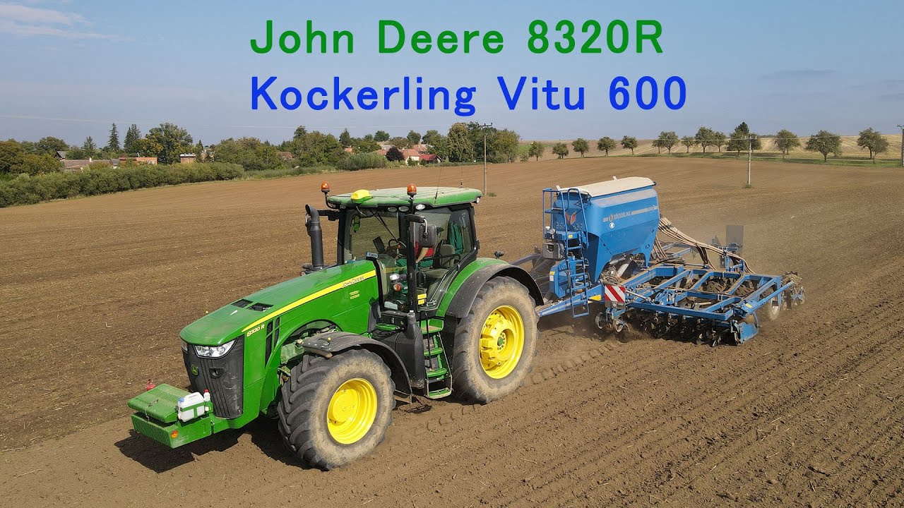 John Deere 8320R & Kockerling Vitu 600 SETÍ PŠENICE / SEEDING WHEAT