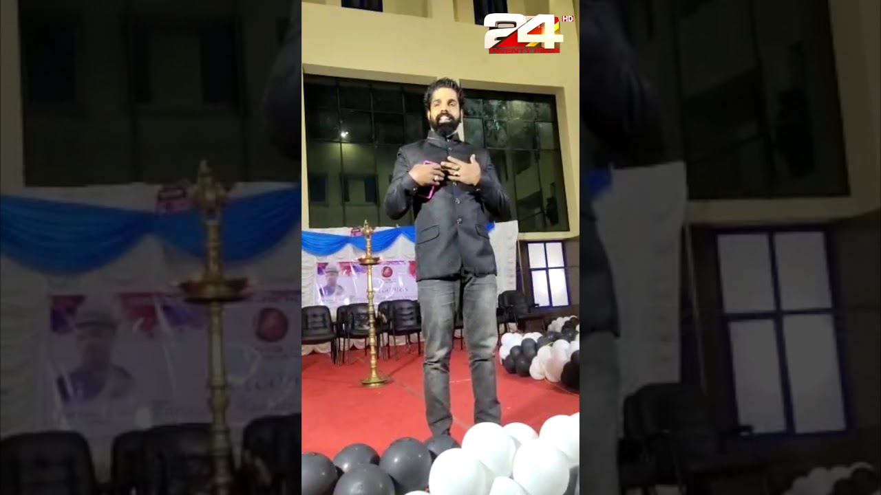 നടൻ ബിനീഷ് ബാസ്റ്റ്യനുള്ള വേദിയിൽ വരില്ലെന്ന് അനിൽ രാധാകൃഷ്ണ മേനോൻ; സ്റ്റേജിൽ കുത്തിയിരുന്ന് നടൻ