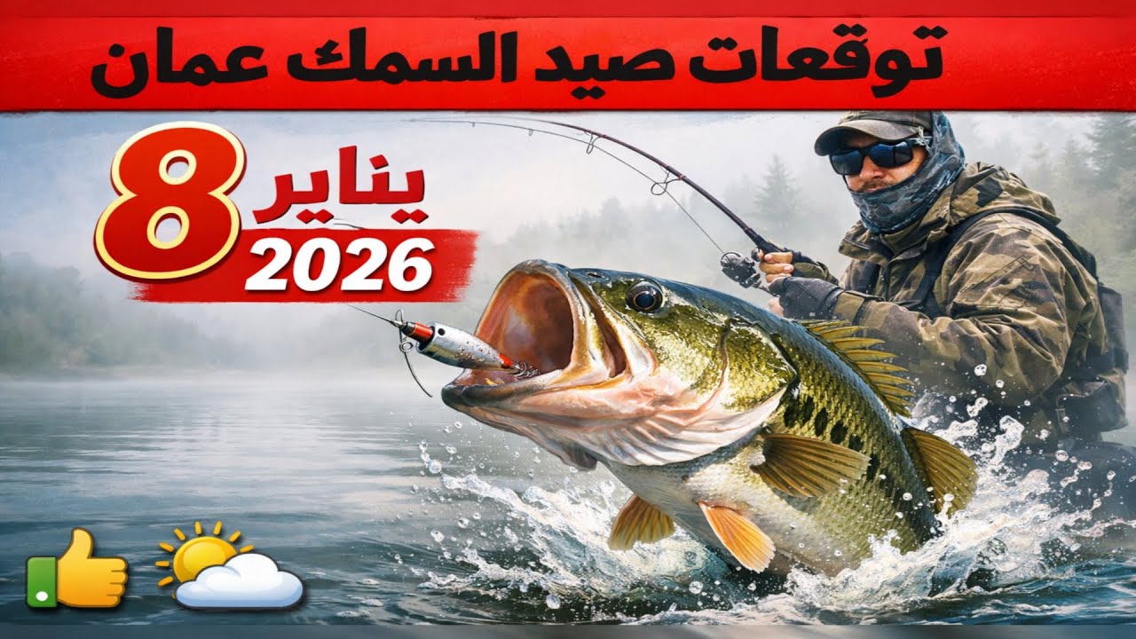 توقعات كَلّة السمك في عُمان لـ 8 يناير 2026: يوم ذهبي ينتظركم يا أصدقائي الصيادين!