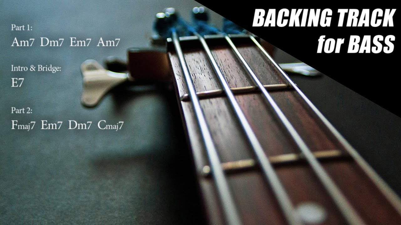 Bass Backing Track Disco Ska Funk A Minor