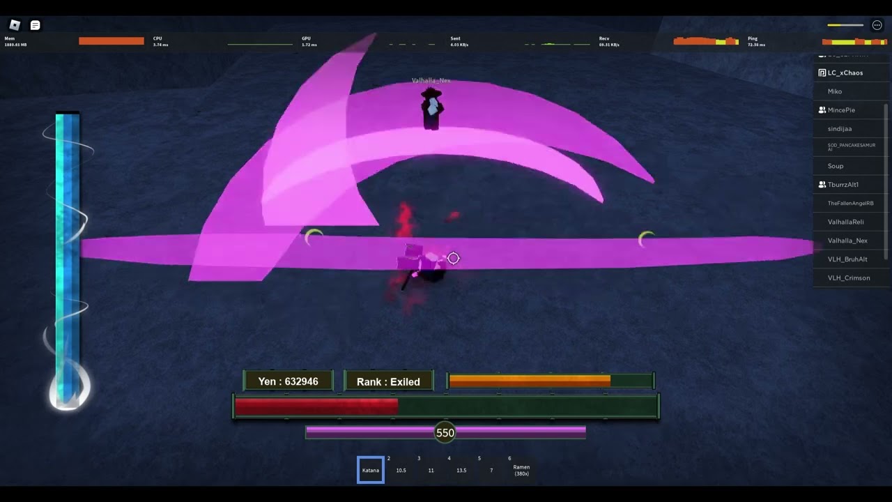 Demon Slayer Burning Ashes (DSBA) war agianst VLH (Npcs)