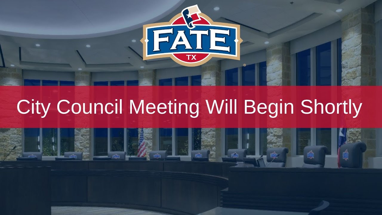 City of Fate - City Council Meeting, December 1, 2025