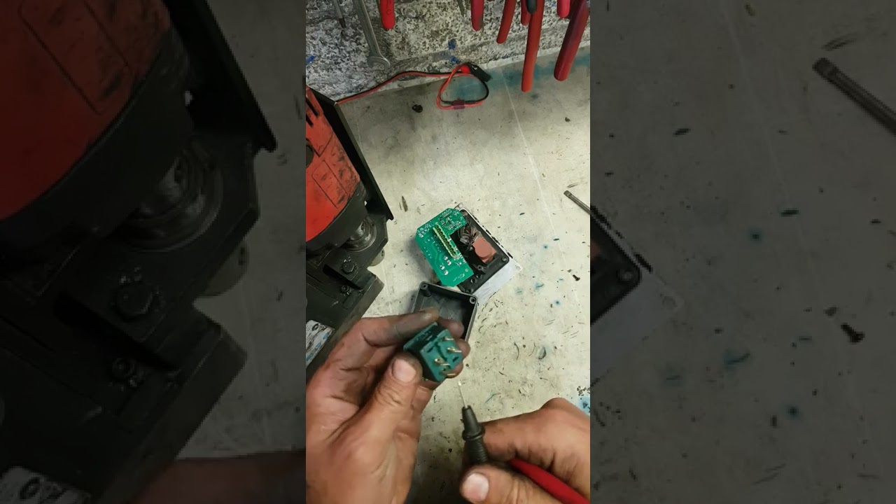 Rotabroach puma magnetic drill repair.