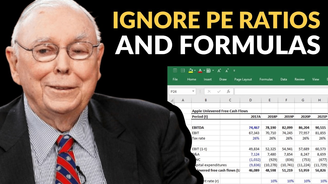 Charlie Munger: Never Use Formulas And PE Ratios When Investing