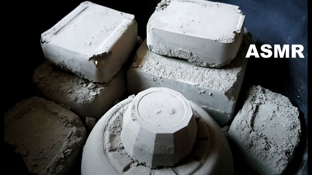 ASMR : Super Soft Pure Cement Block Crumble #262