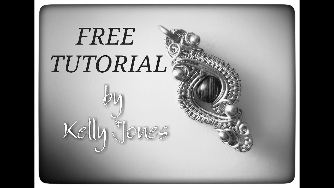 Wire Wrap Bead Pendant Tutorial.