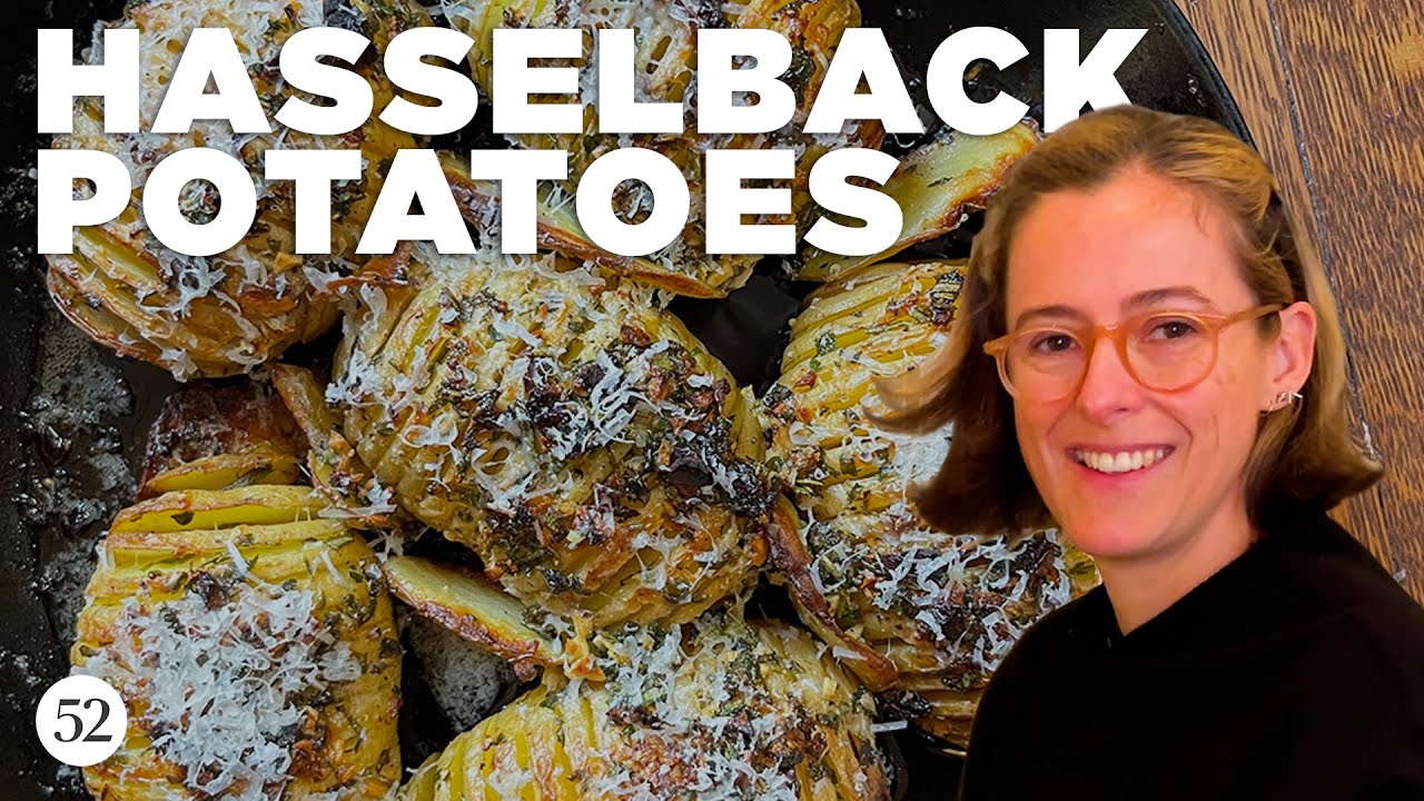 Hasselback Potato Skillet Bake | Amanda Messes Up in the Kitchen