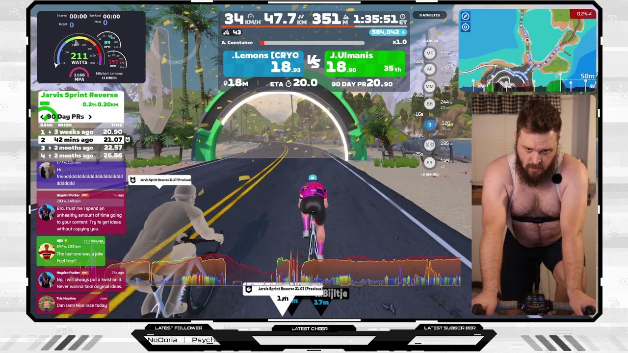 Zwift - Xert - SMART - Radar Love - 90
