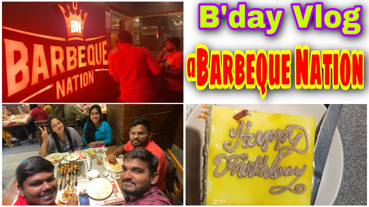 🥳Birthday Vlog @Barbeque Nation/Erode Barbeque Nation/My brother&rsquo;s B&rsquo;day Treat/Fun with cousins😜😂