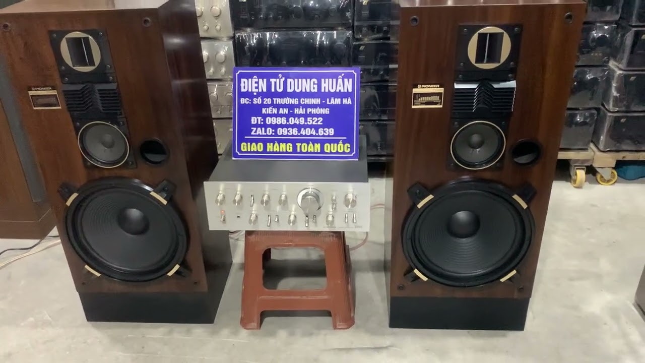 12/4 🌱 loa pioneer CS-979 kết hợp âm ly pioneer 8900II 🤙 lh :0936404639