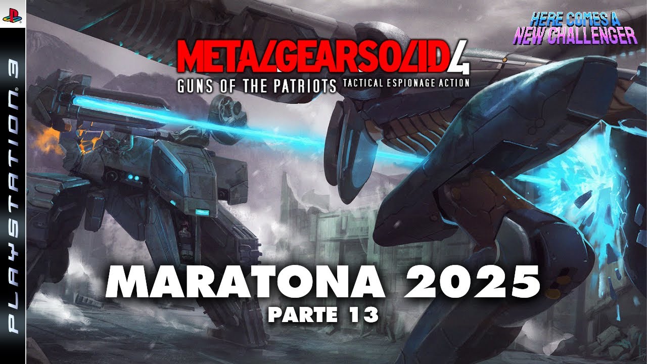 MARATONA METAL GEAR 2025, parte 13 - Metal Gear Solid 4: Guns of the Patriots (PlayStation 3)