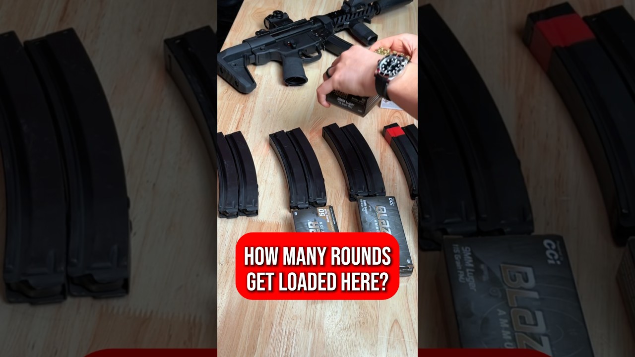 Заряжаю MP5... #шорты. Аммо в квадрате.