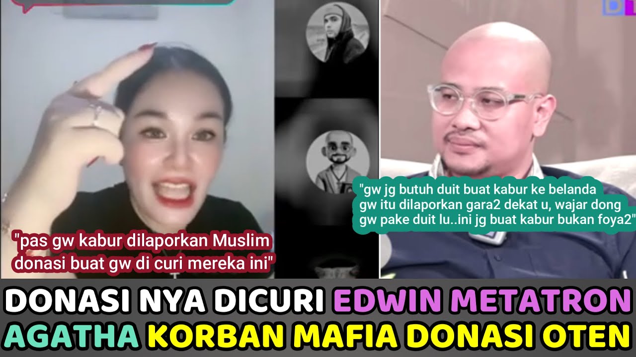 Agatha Jadi Korban Mafia Donasi Baru Oten..Donasinya diCuri Edwin & Vaslab..Anak Theos Ribut Part 2
