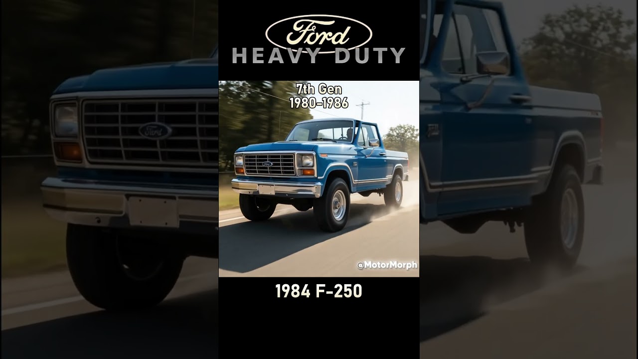 Ford Heavy Duty &rarr; Super Duty Evolution (1948&ndash;2025) | Every Generation Explained