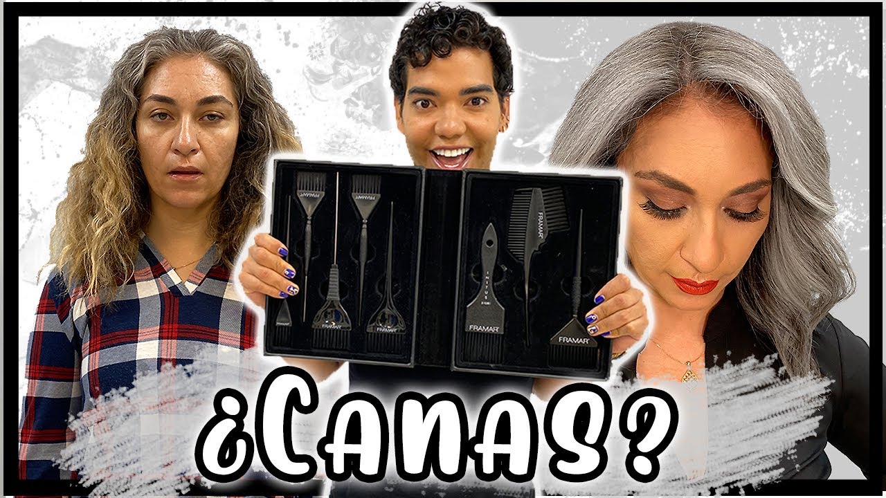 CANAS ??? Efecto de color para Disimularlas - Tutorial Paso a Paso
