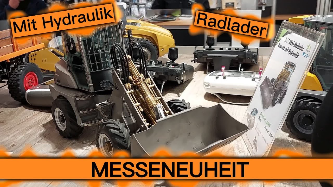 Messeneuheit Lesu Mini Radlager als Bausatz - Intermodellbau 2023 by thicon-models #scale #rc
