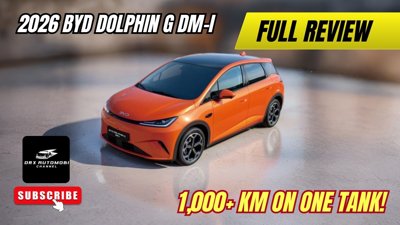 Zasięg 1000 km?! Nowy BYD Dolphin G DM-i 2026 oficjalnie zaprezentowany!