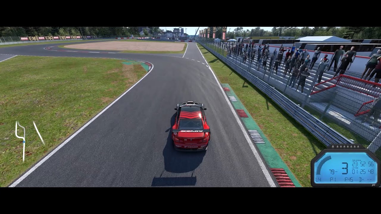 Raceroom Top-Down Gameplay.