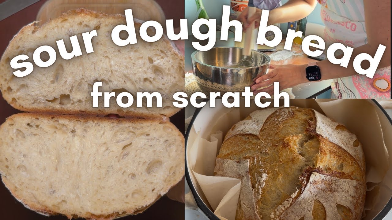 The EASIEST Recipe for Baking SOUR DOUGH BREAD From Scratch! | Healthy Living Series