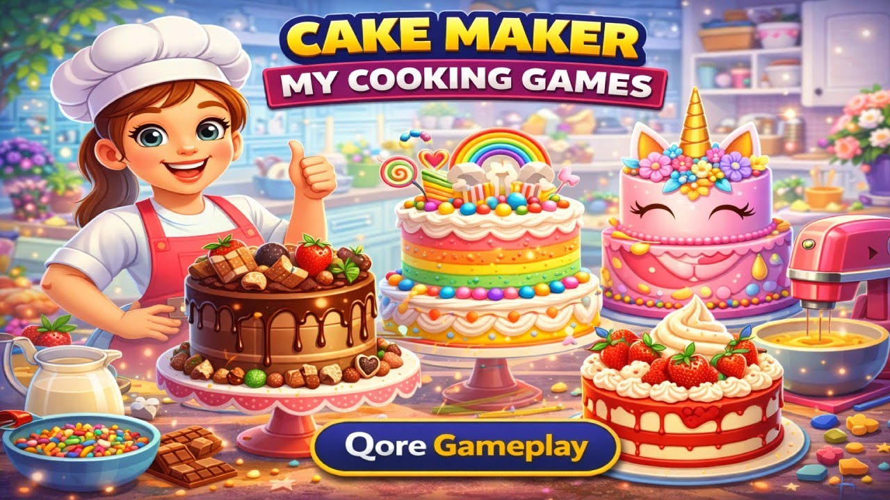 Cake Maker: My Cooking Games | Bake, Decorate & Sweet Fun Gameplay (Android/iOS)