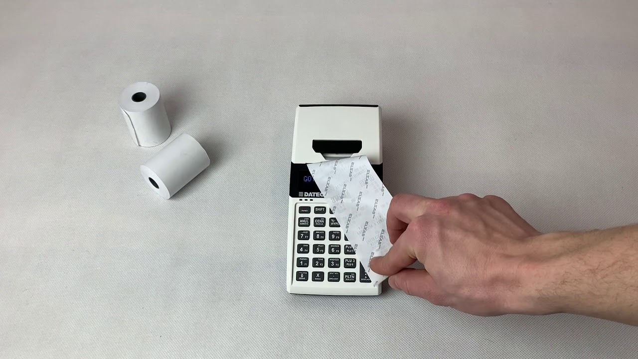Kasa Fiskalna DATECS WP-50 Rozliczenie Zaliczki