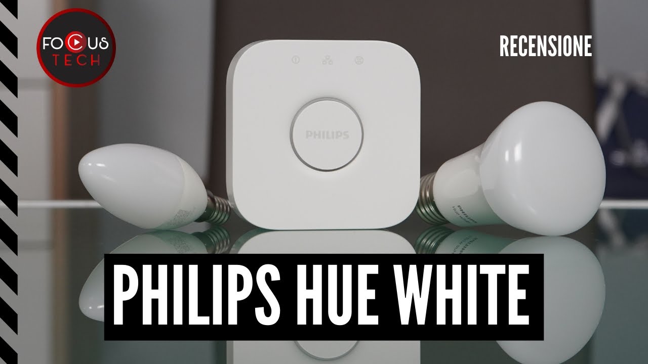 PHILIPS HUE WHITE STARTER KIT recensione: le LAMPADINE INTELLIGENTI più ECONOMICHE
