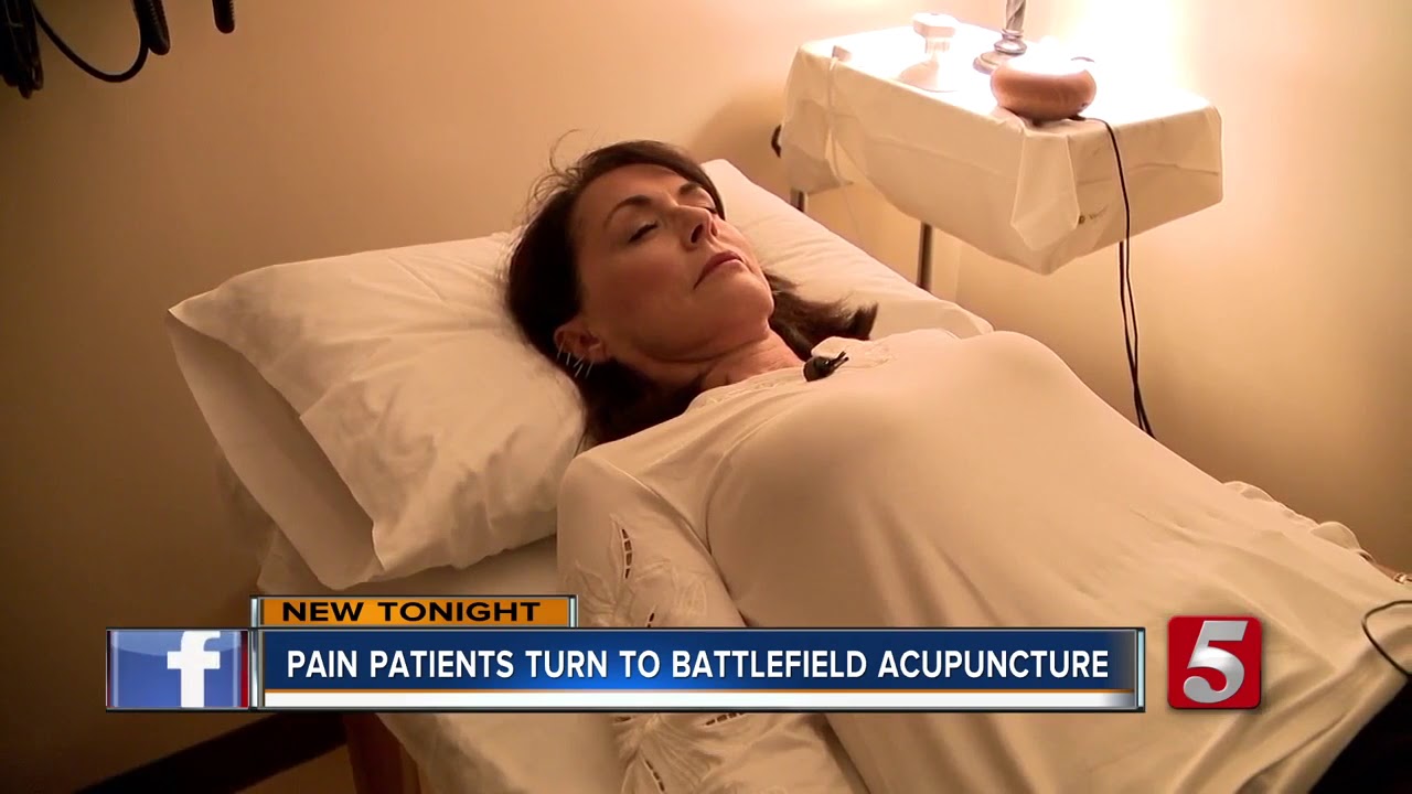 Patients Turn To Battlefield Acupuncture Amid Opioid Epidemic
