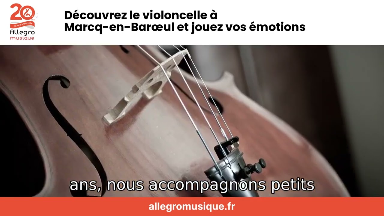 Découvrez le violoncelle à Marcq-en-Barœul et jouez vos émotions