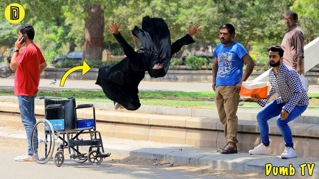 Ninja Mother on Wheel Chair - Dumb TV