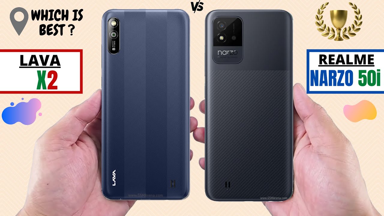 Lava X2 vs Realme Narzo 50i