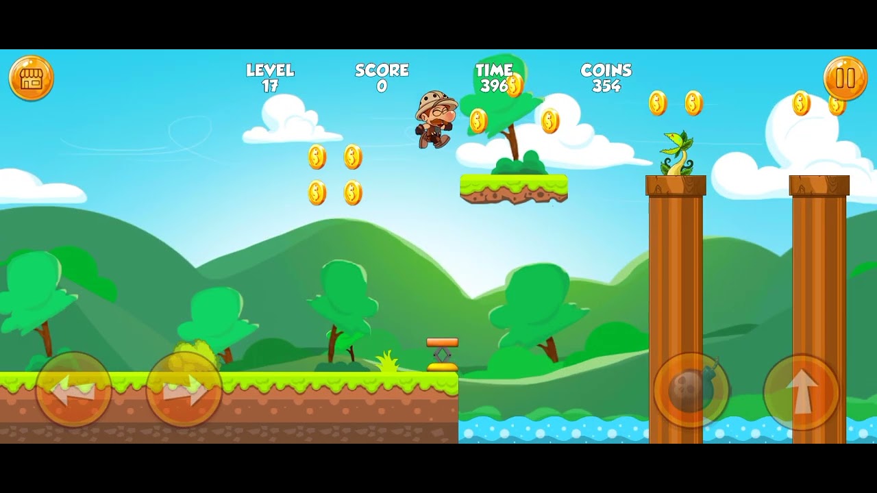 Super Dino Bros Gameplay Level 16-17 Part-9