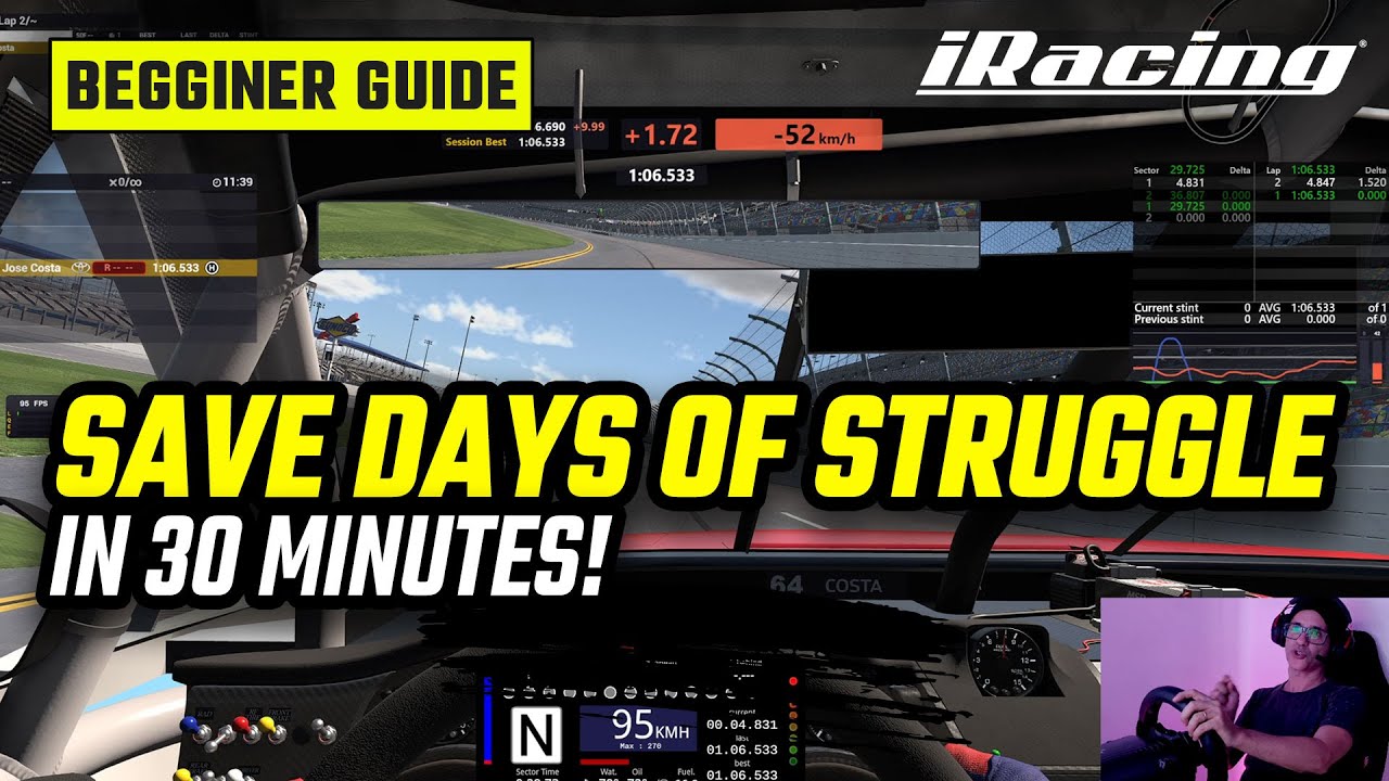 iRacing Beginner Guide - 30 Minutes That Will Save You Days of Struggle | Beginner to Beginner