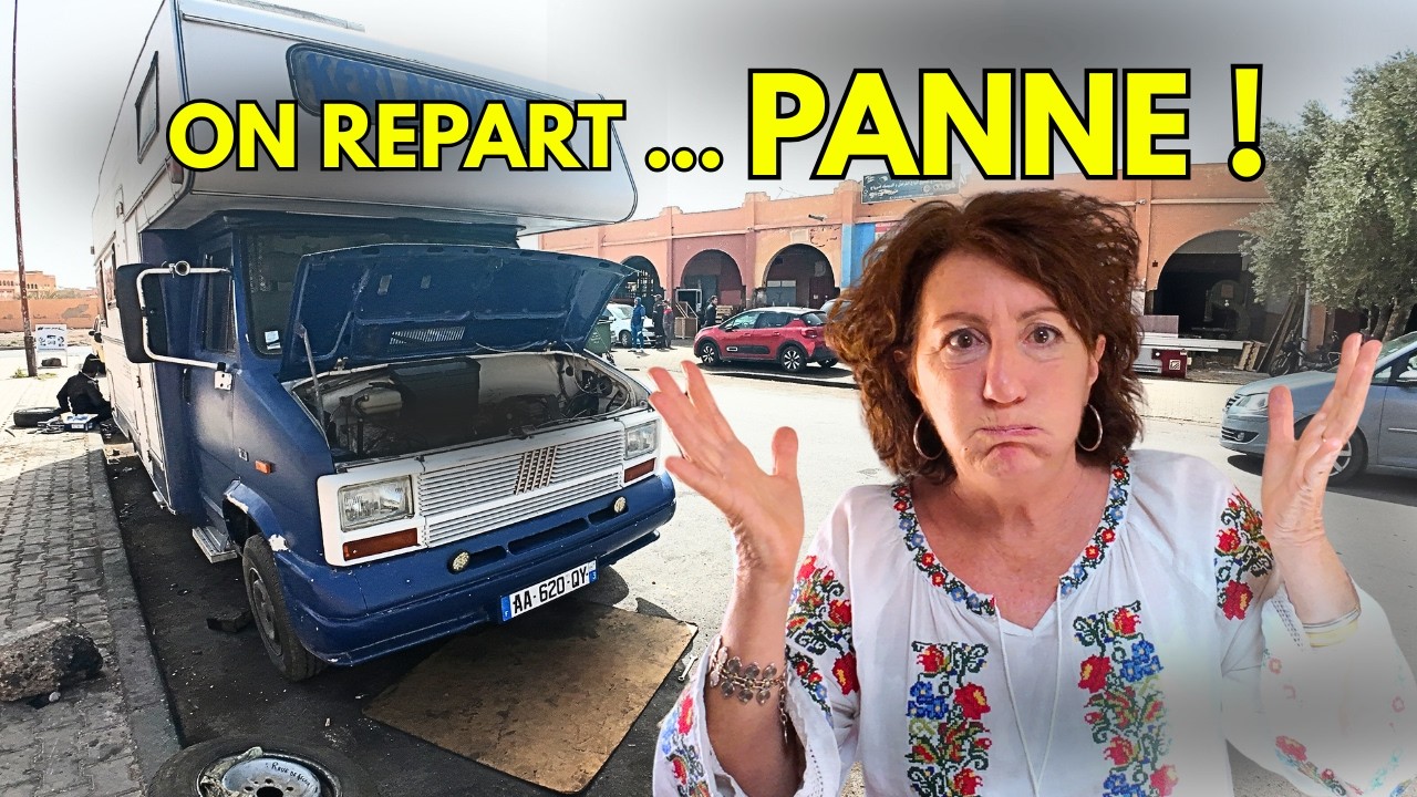 Maroc en camping car : on tombe en panne à Ourzazate