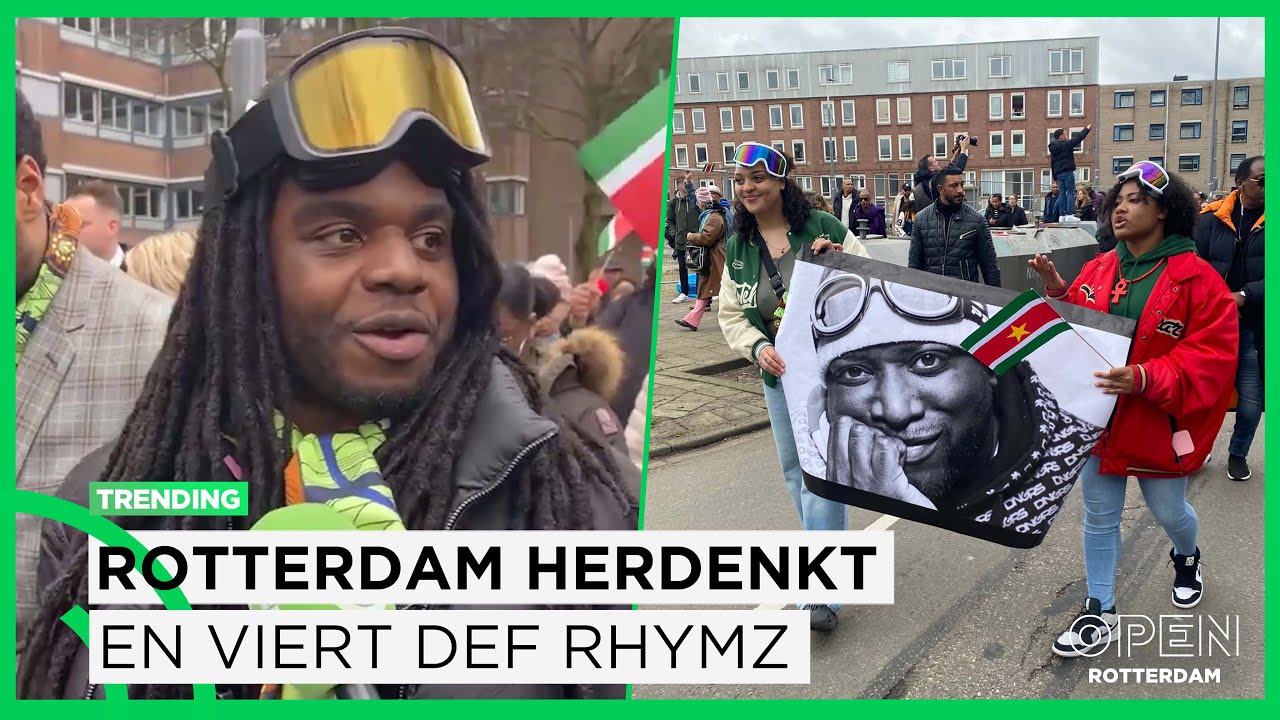Rotterdammers lopen rouwstoet voor hiphop-icoon Def Rhymz | TRENDING
