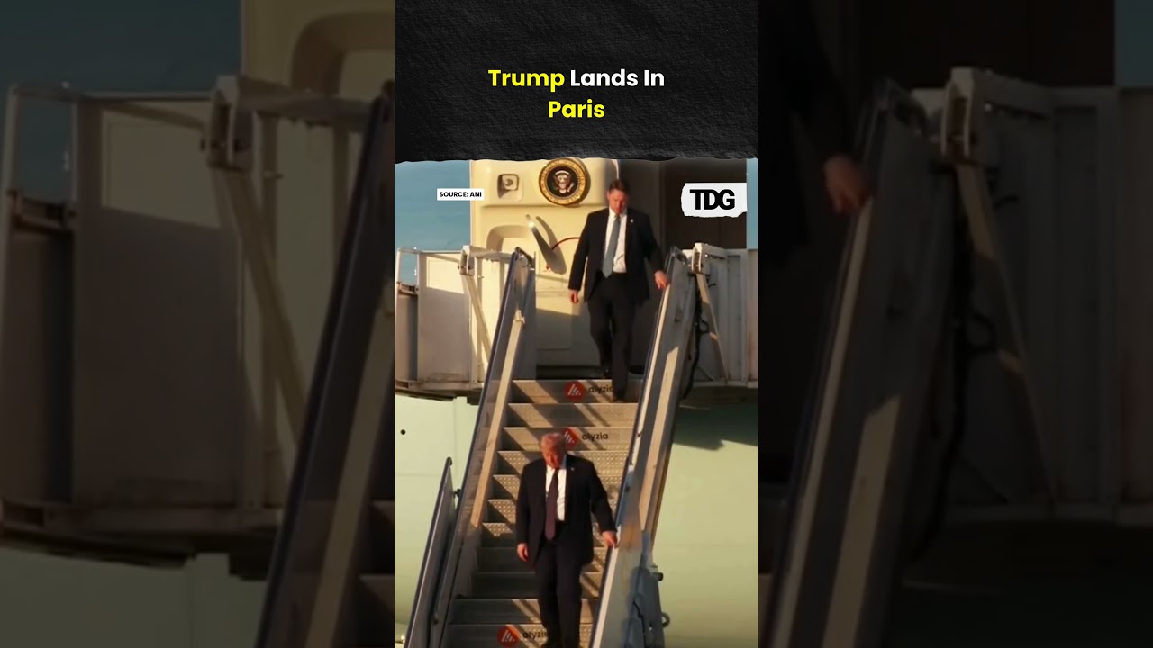Trump Lands In Paris Ahead Of High-Stakes Diplomatic Meetings