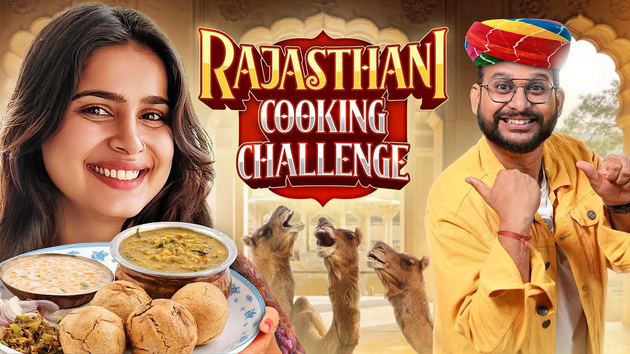 Cooking Challenge - Sahil vs Sonal 🫕🐪🍴| Rajasthan Special | Mad for Fun