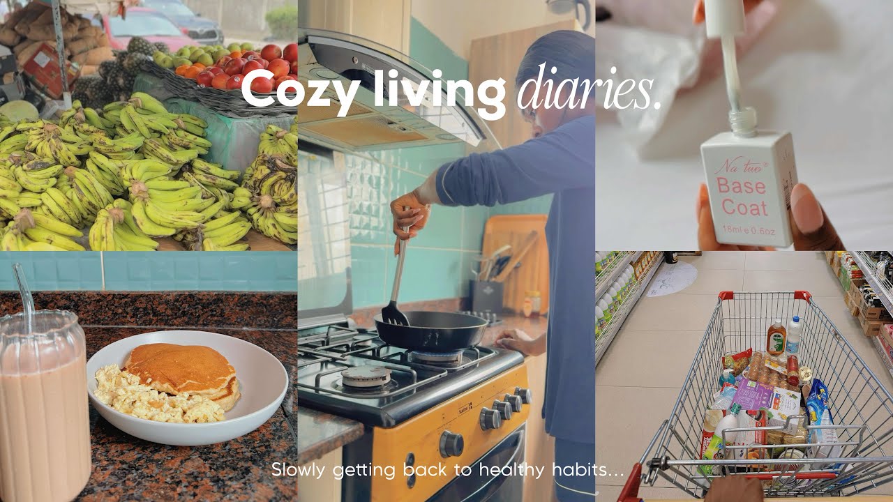 Days in my life : Living alone diaries, life in Nigeria, introvert vlog | cooking, grocery, unboxing