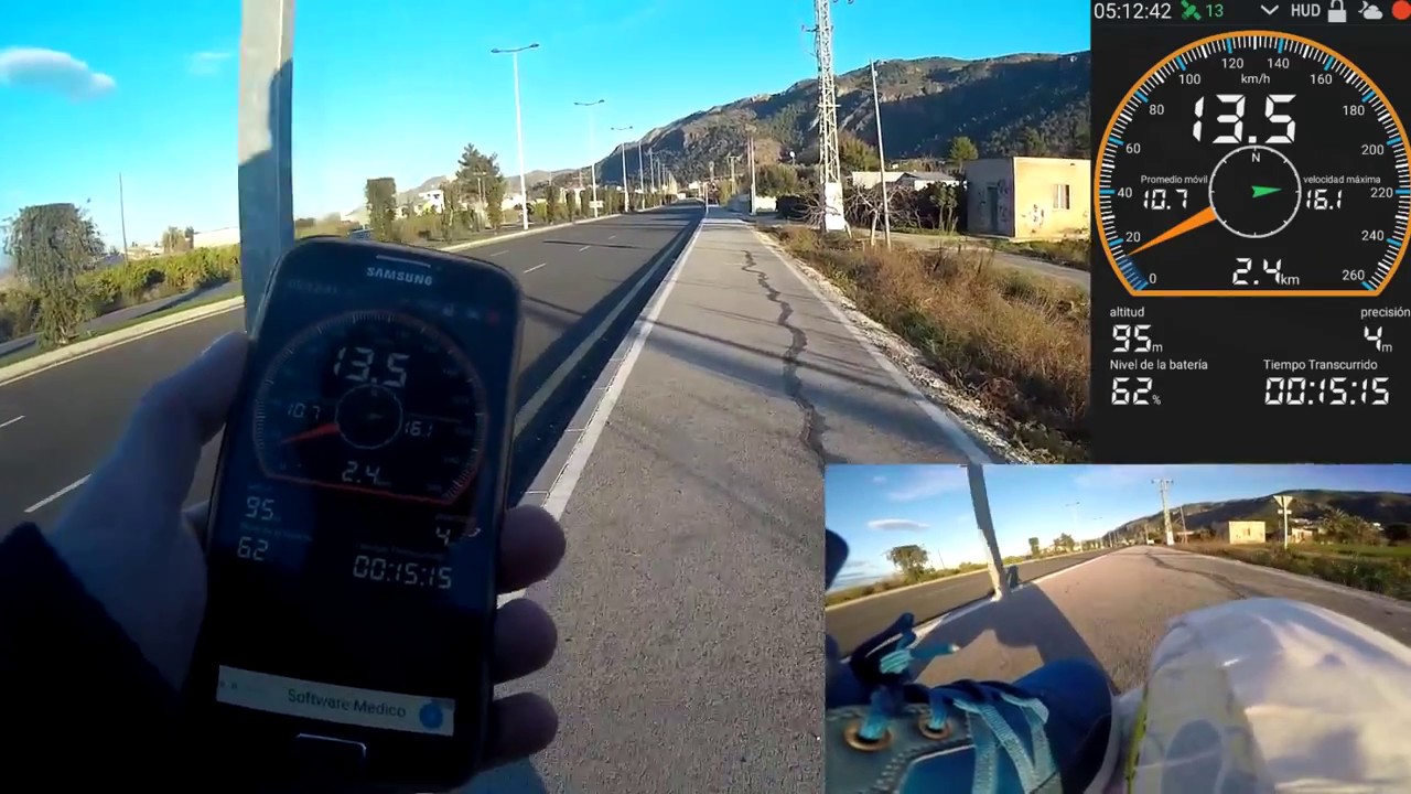 PRUEBA DE AUTONOMÍA HOVERBOARD 10" EN TIEMPO REAL.
