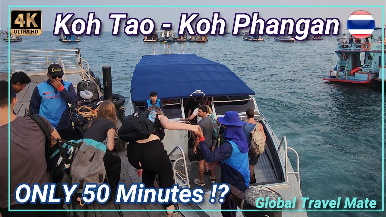 We Tested the FASTEST Boat from Koh Tao to Koh Phangan