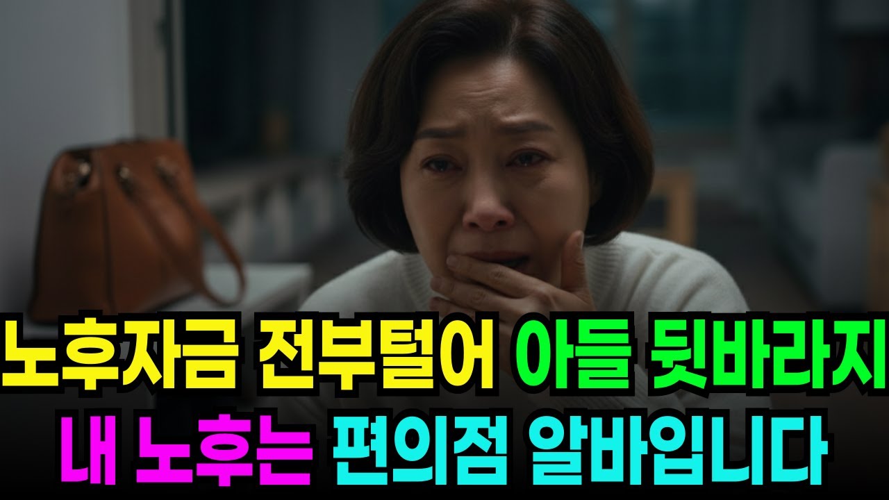 [노후자금사연] 자식에게 모든 걸 쏟아부은 결과, 편의점 알바하는 60대의 삶 | 노후사연 | 노후파산 | 노후의지혜 | 오디오북 | 사연라디오 |