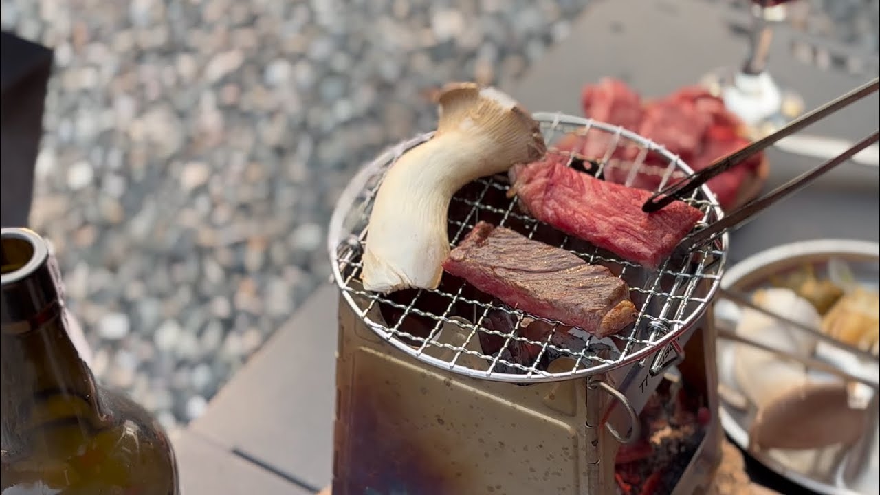 양평 온누리캠핑장 1박2일 솔캠핑 | 한우 꽃등심, 닭꼬치, 콘치즈 먹방 캠핑 힐링#와우캠핑