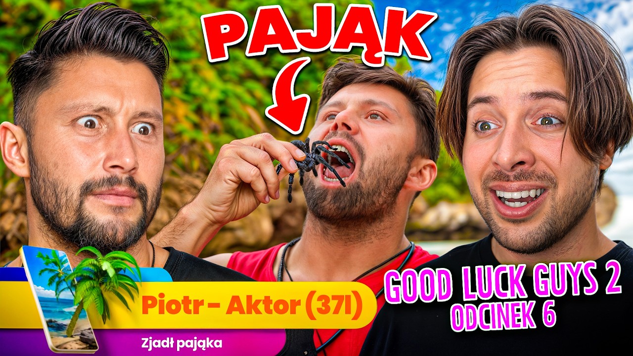 PIOTR OGLĄDA SIEBIE, JAK DOMINUJE GENETYCZNIE w GOOD LUCK GUYS 2 Odcinek 6 feat. Piotr Mróz