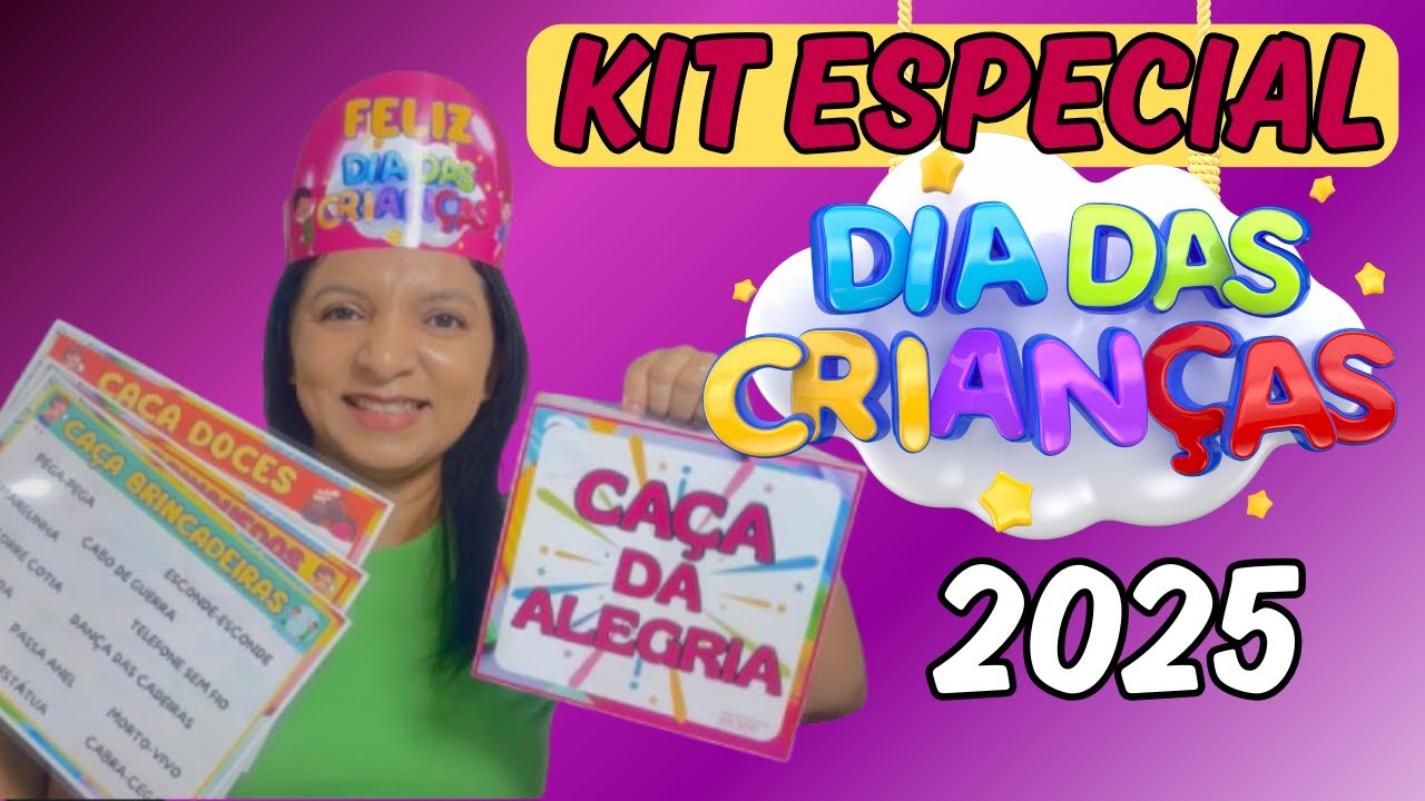 Kit Dia das Crianças [ SEQUÊNCIA DIDÁTICA DIVERTIDA] Professor em Sala