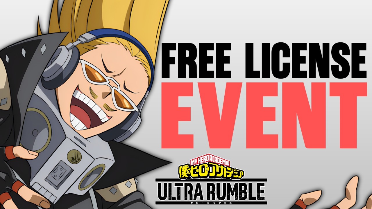 *БЕСПЛАТНОЕ ЛИЦЕНЗИОННОЕ СОБЫТИЕ* В MY HERO ULTRA RUMBLE