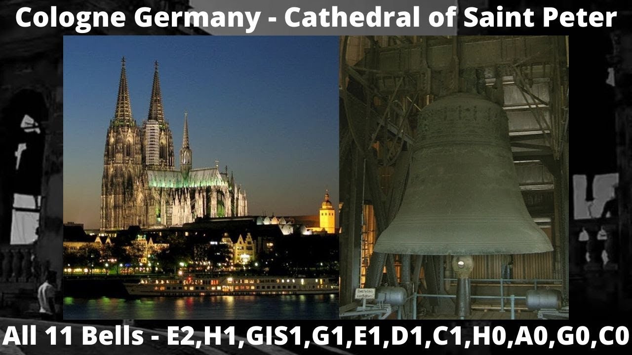 Cologne Cathedral (Kölner Dom) - Plenum of 11 Bells (The Sound of Each Bell & All Bells Ringing) 🔔