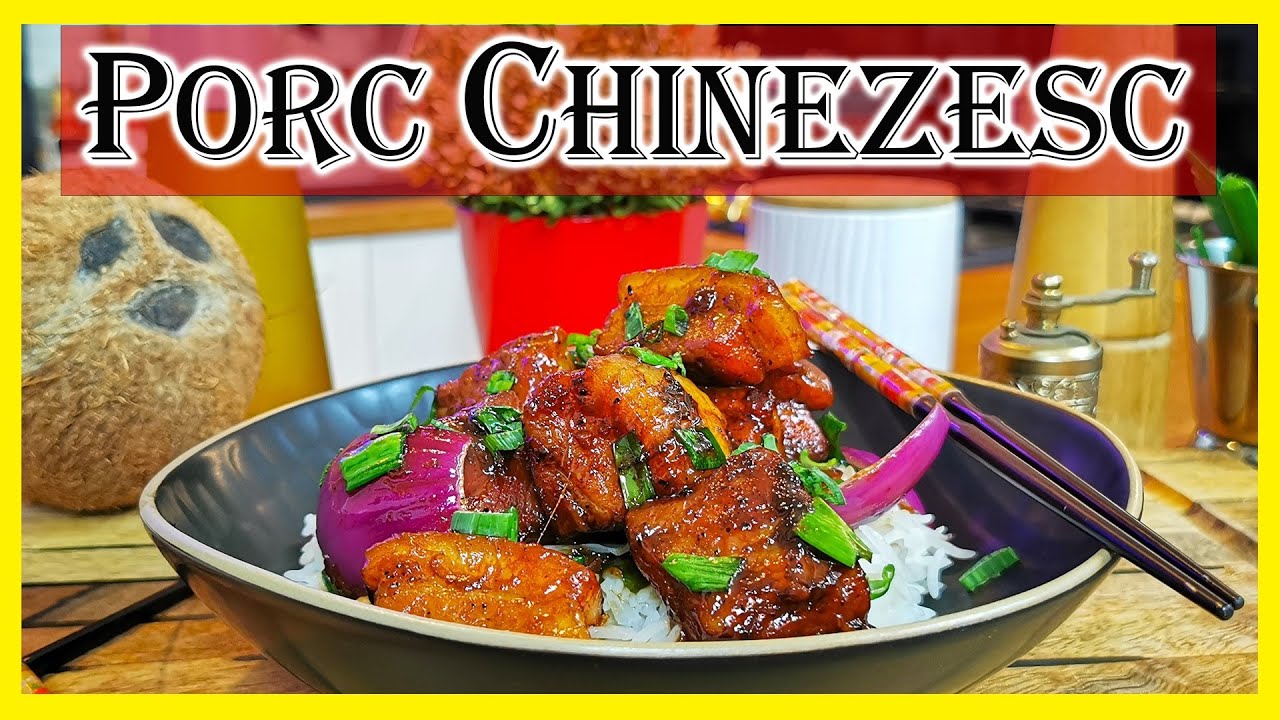 ❗NEBUNIE❗ Piept de Porc CHINEZESC cu Usturoi, Sos de Stridii si Orez - Florin Arvunescu