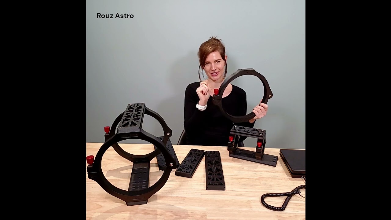 Rouz Astro - Telescope Tube Rings - Carbon Cages