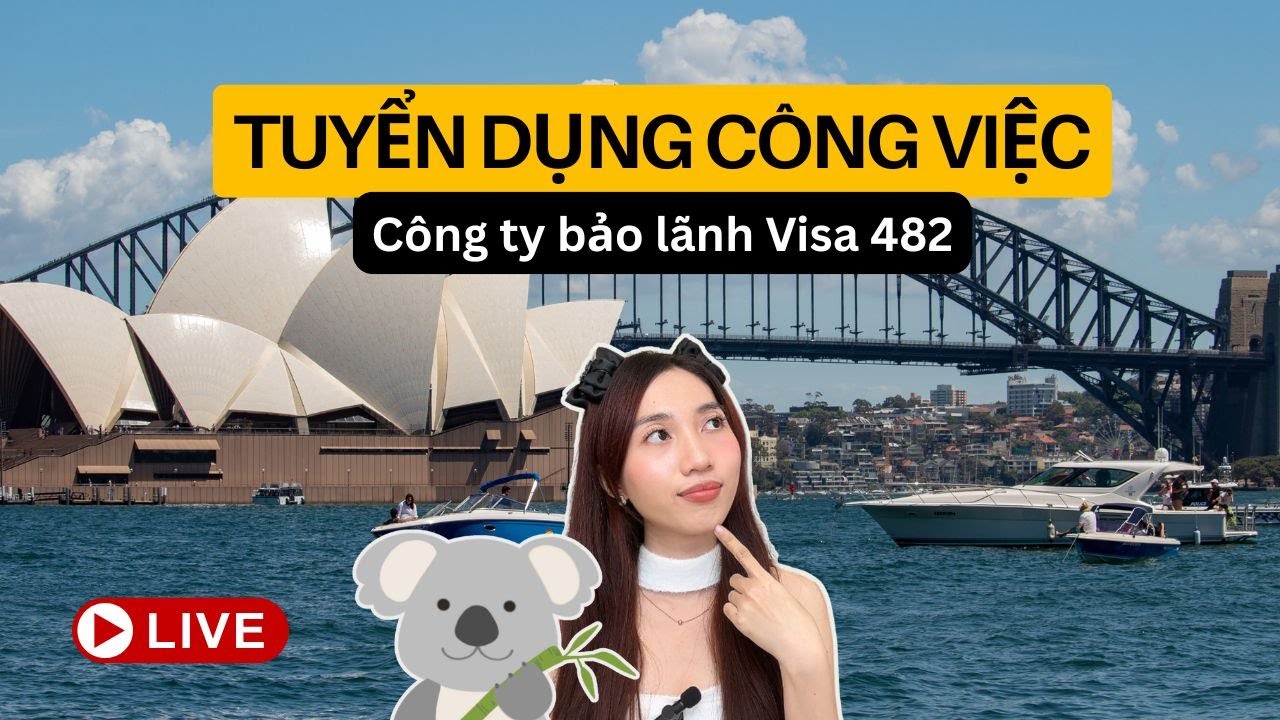 Làm Việc Ở Úc- Visa 482 Công Ty Bảo Lãnh: Cook, Aged Care, Childcare