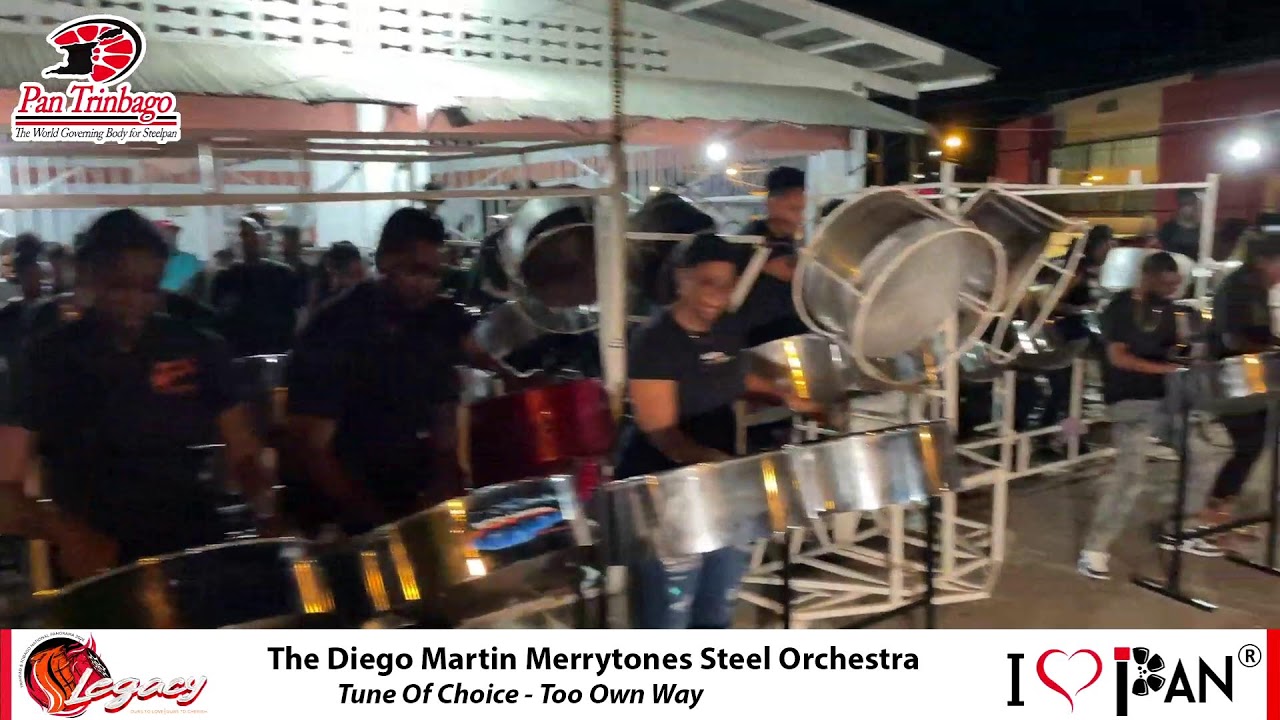 The Diego Martin Merrytones Steel Orchestra Tune of Choice: Too Own Way